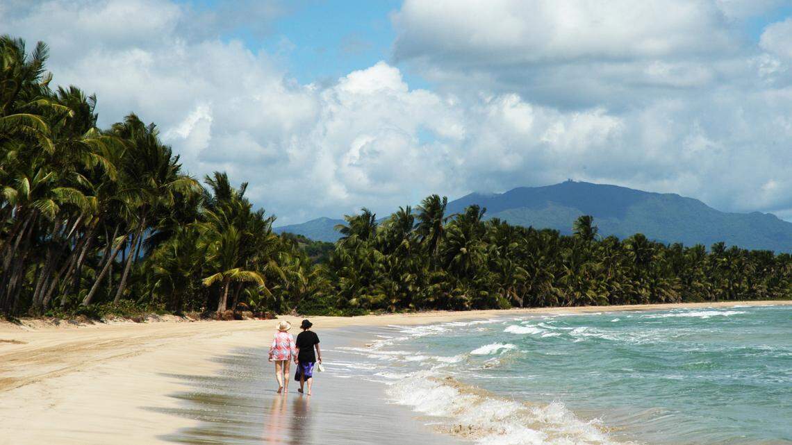Puerto Rico became the target of a Trump rally comedian when he called it a “floating island of garbage.”