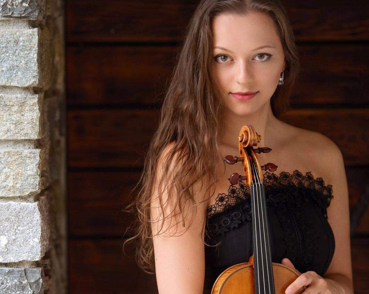 Violinist Maria Ioudenitch is Stanislav Ioudenitch’s daughter and will appear in the school’s new concert season.