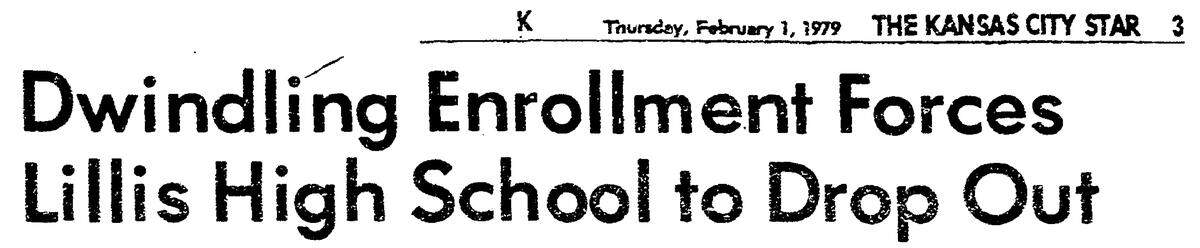 Headline in the Feb. 1, 1979, Kansas City Star