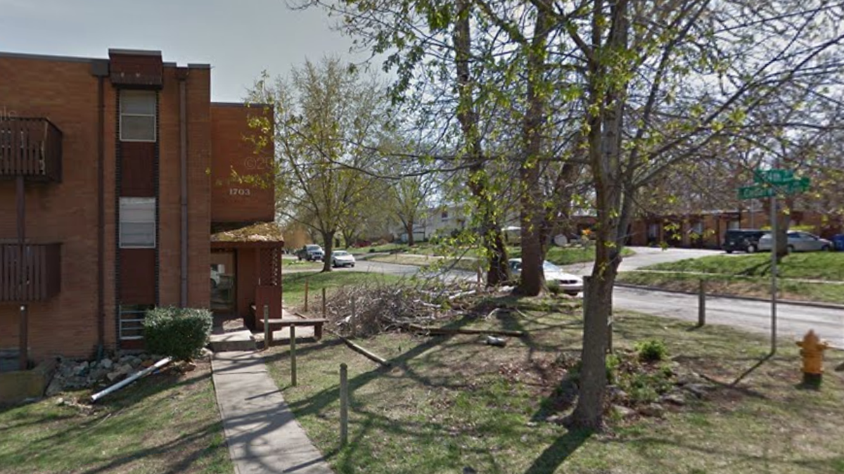 A male victim was shot near the Cedarwood Apartments off W. 24th Street and Cedarwood Avenue, police say.