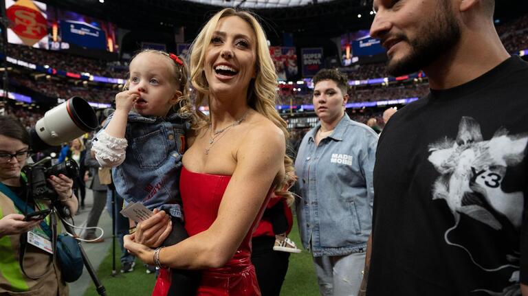 Patrick and Brittany Mahomes’ kids at the Super Bowl: ‘Boy didn’t even make kickoff’