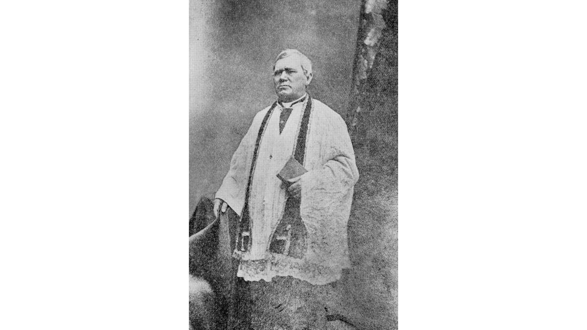 Portrait of Father Bernard Donnelly, who helped call the Irish to Kansas City, n.d.
