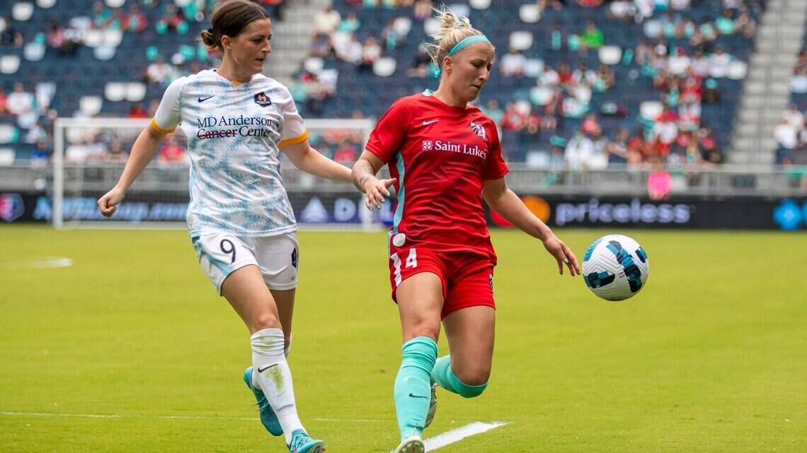 This KC Current player is back on U.S. Women’s National Team, which plays here Saturday