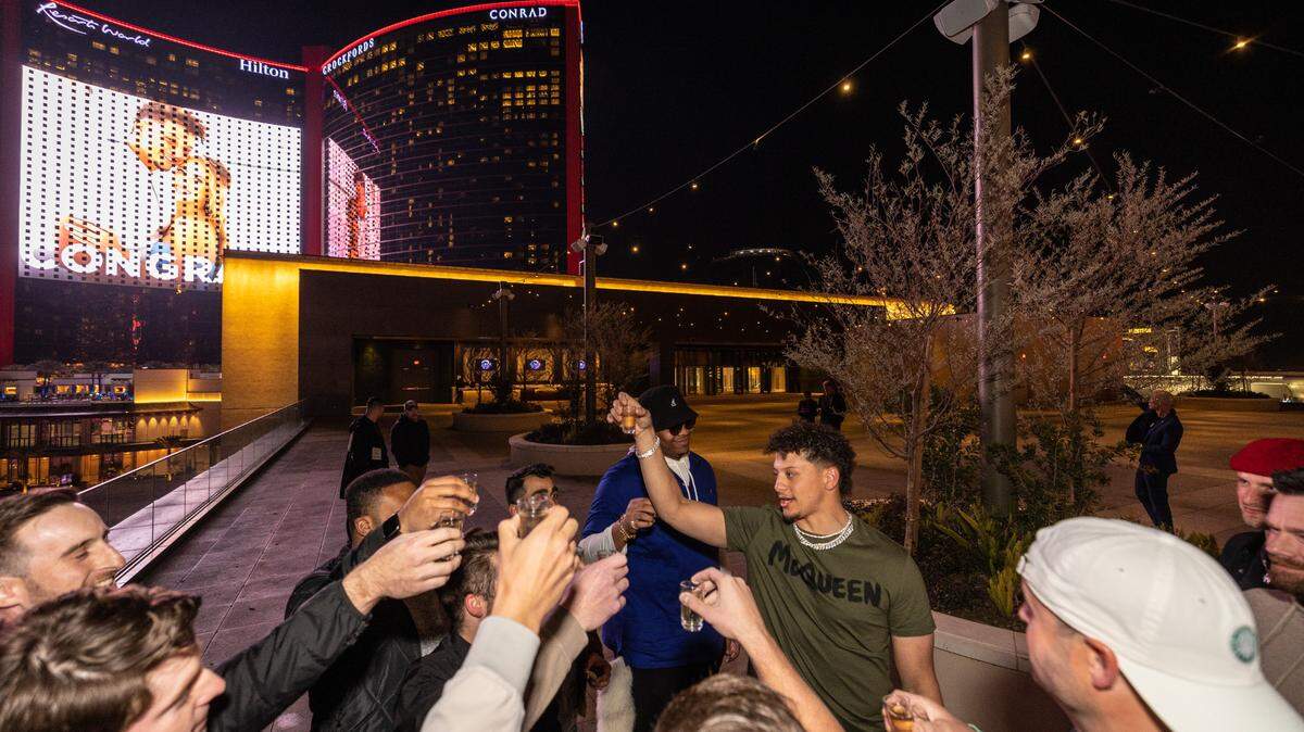 Check out photos from KC Chiefs QB Patrick Mahomes’ bachelor party in Las Vegas