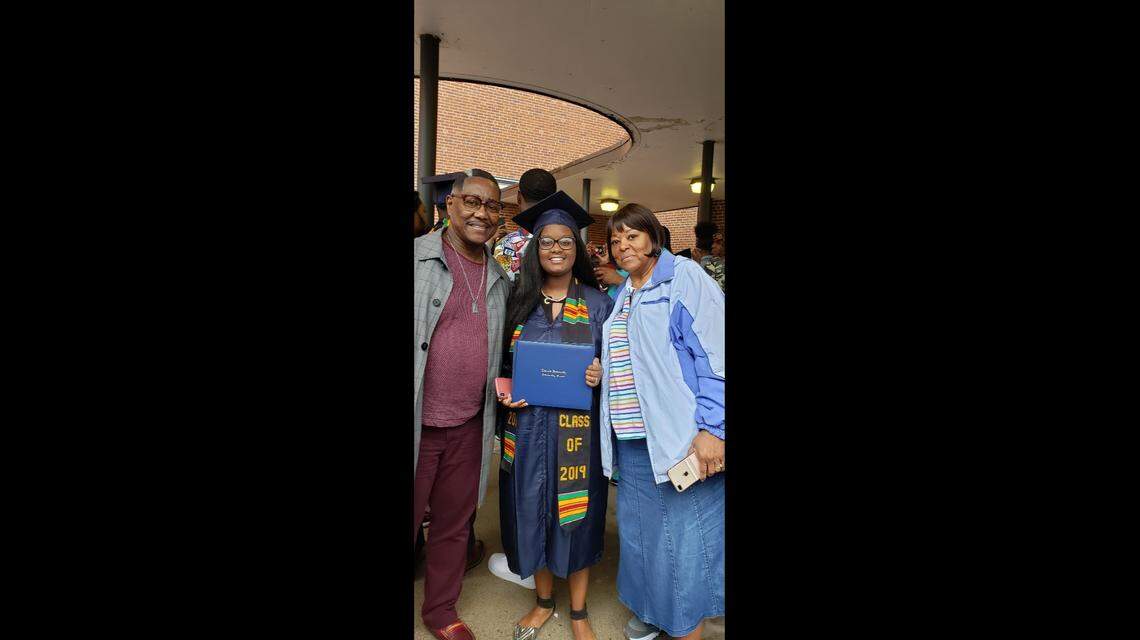 Braxten Goodwin graduates from Lincoln University in 2019.