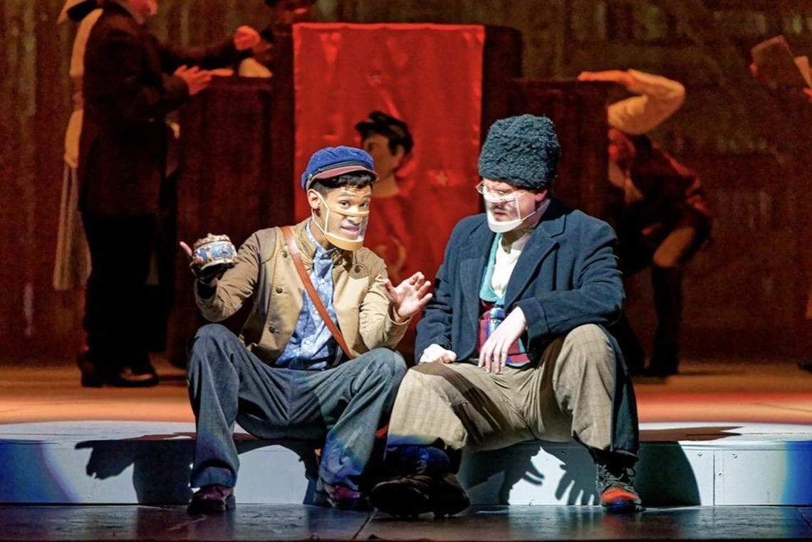 Justin Cooley received a Blue Star Award from Starlight Theatre for his performance in “Anastasia.” That win advanced him to the national Jimmy Awards.