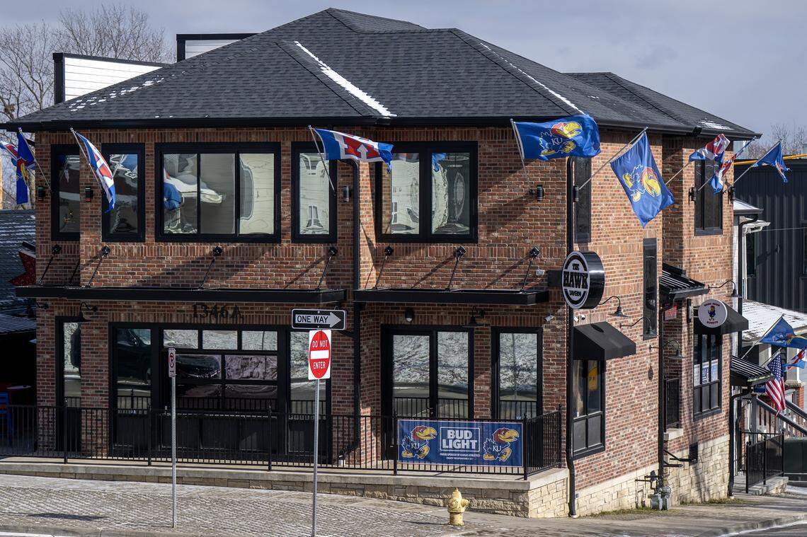 The Hawk at 1340 Ohio St., is pictured on Saturday, Jan. 17, 2026, in Lawrence.