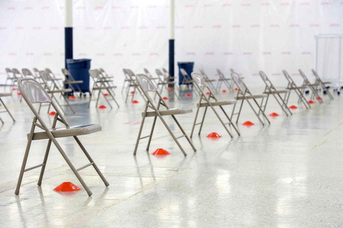 The Unified Government Public Health Department plans to open a COVID-19 Vaccination Facility on Wednesday in Kansas City, Kansas. The vaccination center, located in a former K-Mart store, will begin giving prioritized inoculations beginning on Wednesday. After receiving a vaccination, people will be sent to this recovery room for a specified amount of time.