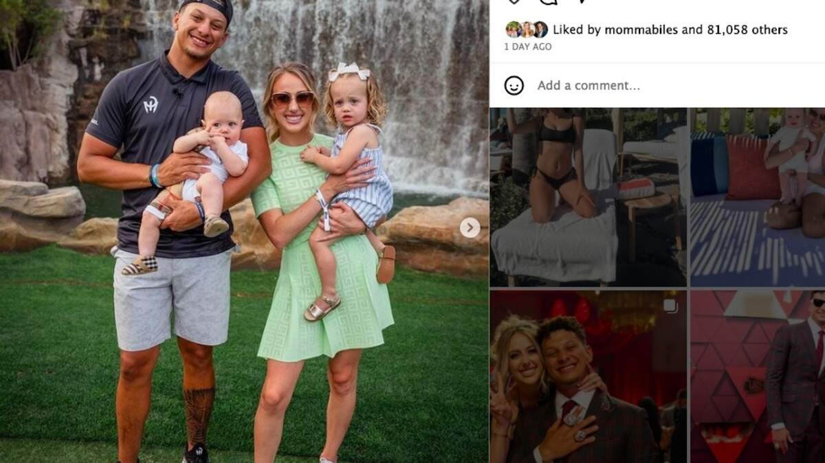 Hundreds of people on social media joined Brittany Mahomes, wife of Kansas City Chiefs quarterback Patrick Mahomes, when she complained about late-night fireworks Saturday bothering her two sleeping children - Sterling, 2, and Bronze, 7 months.