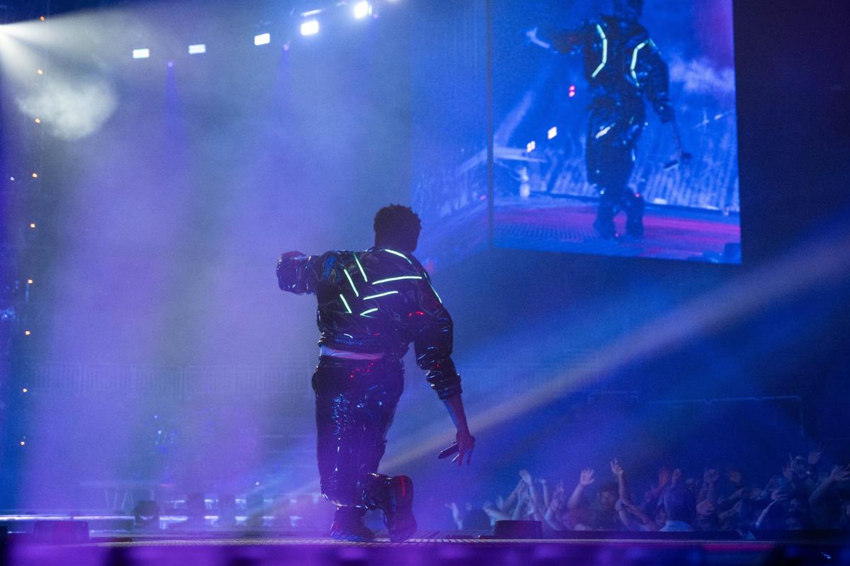 Childish Gambino performs Monday at the T-Mobile Center in Kansas City.
