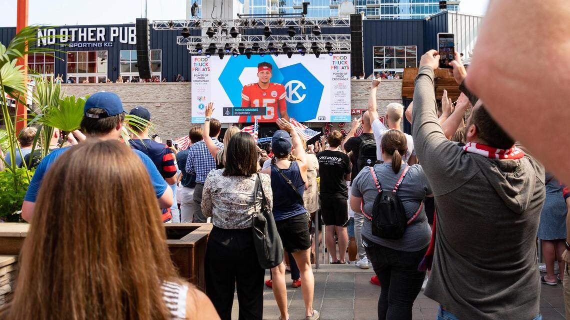 Patrick Mahomes, in full Chiefs gear, made promo spot for KC World Cup announcement