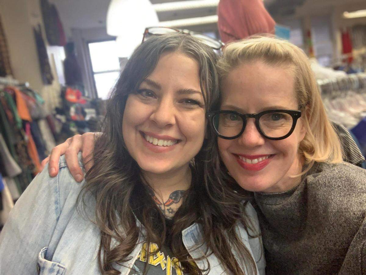 Venus Nichols, left, and Jennifer McKnight, owners of Arizona Trading Co. &nbsp;