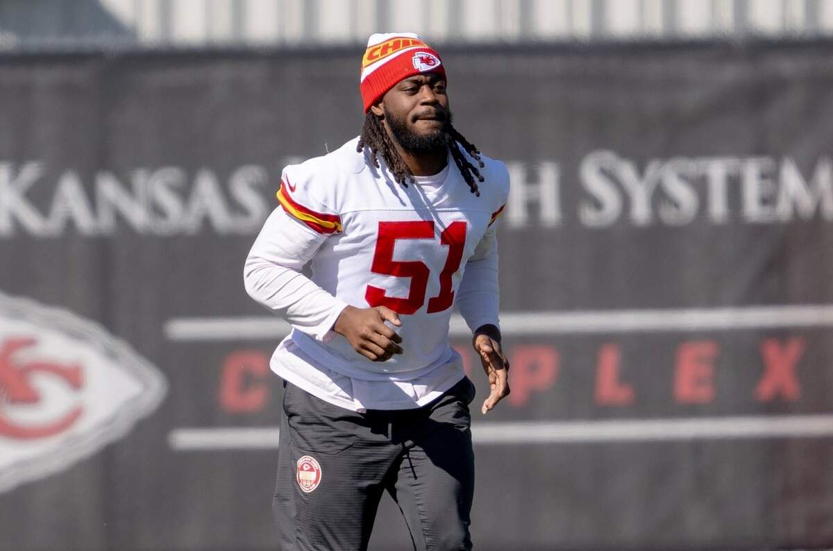 Chiefs defensive end Mike Danna.