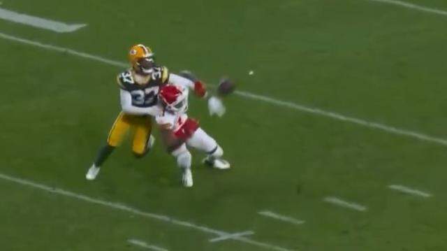 No penalty was called here.