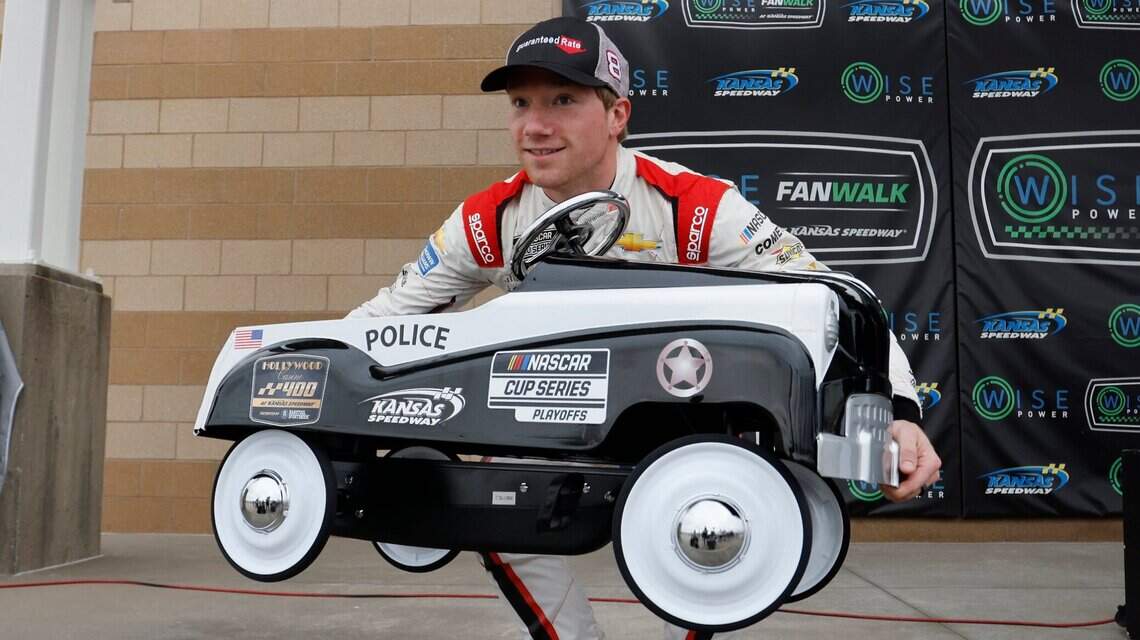Reddick returns to front row for Hollywood Casino 400 NASCAR race at Kansas Speedway 