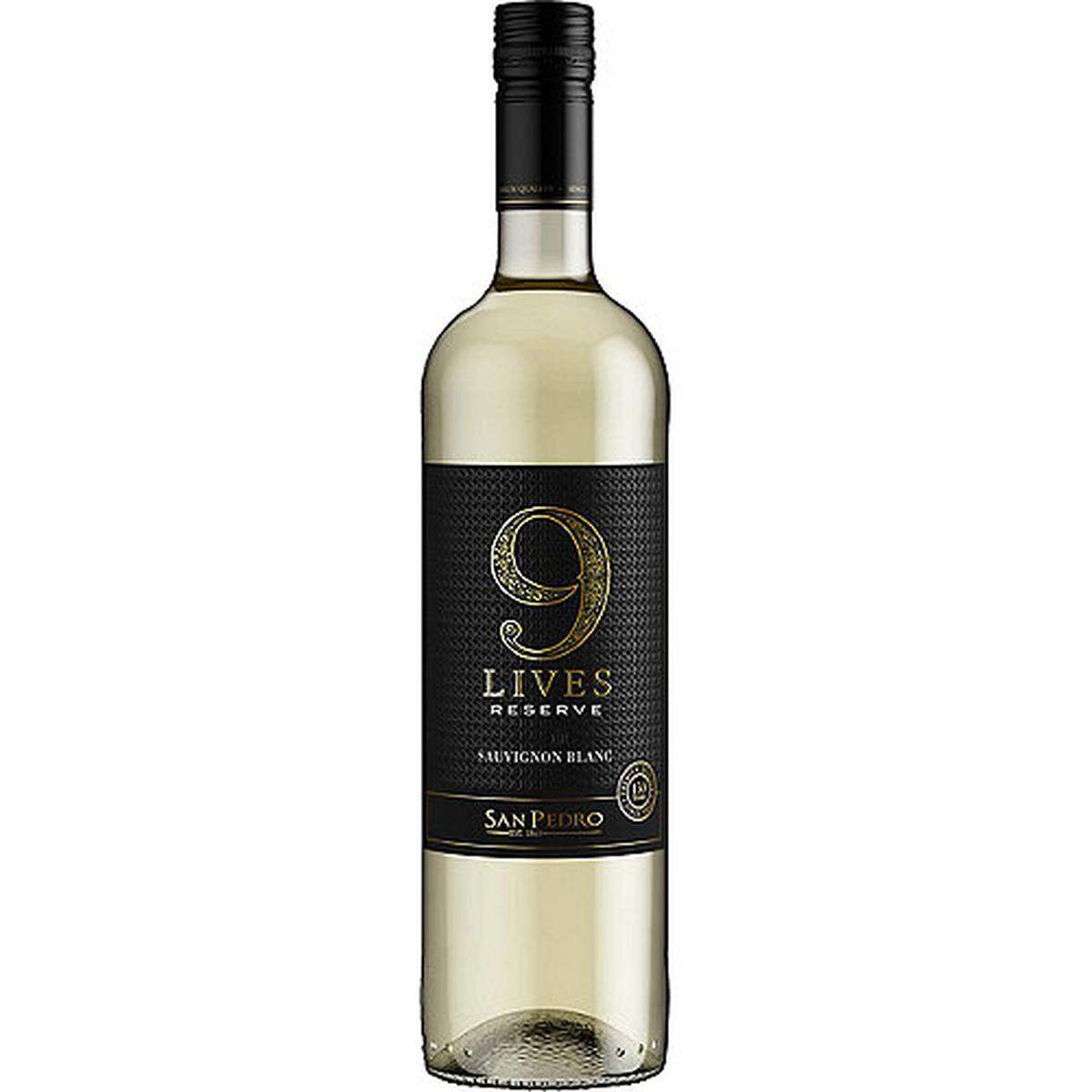 The 9 Lives Sauvignon Blanc hails from Chile’s Central Valley and is easy to drink and well-balanced. It is also a great value.