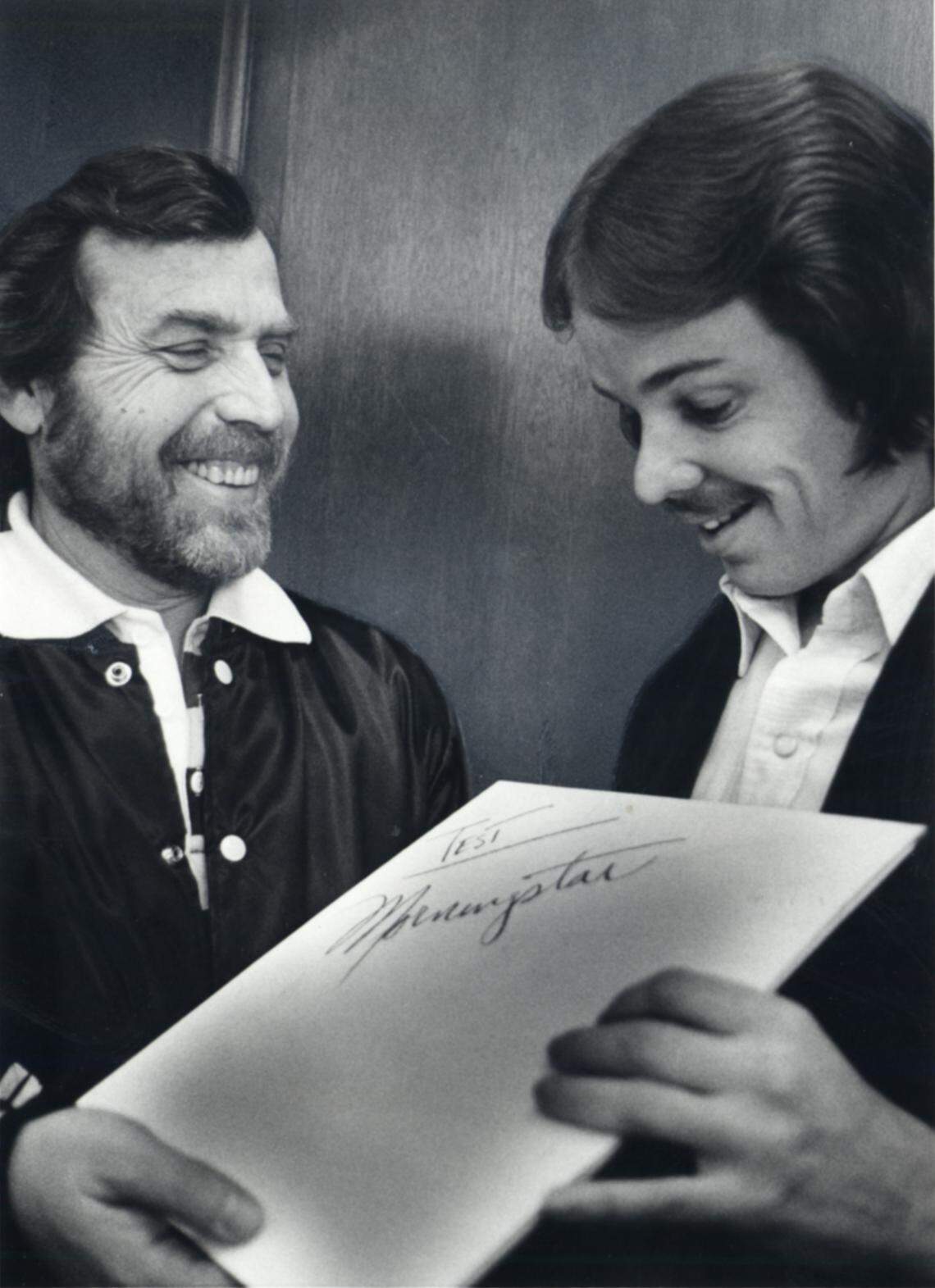 Stan Plesser, left, and Paul Peterson were two of the founders of Good Karma Productions.