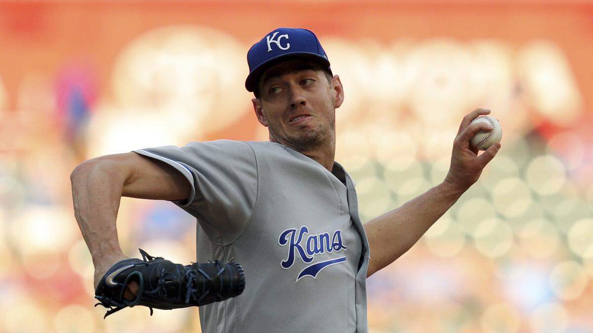 Royals starter Eric Skoglund gave up three homers to the Texas Rangers on Friday night.