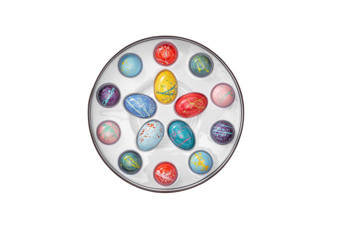Christopher Elbow Chocolates Gourmet Chocolate Eggs and Easter Bonbons Box.