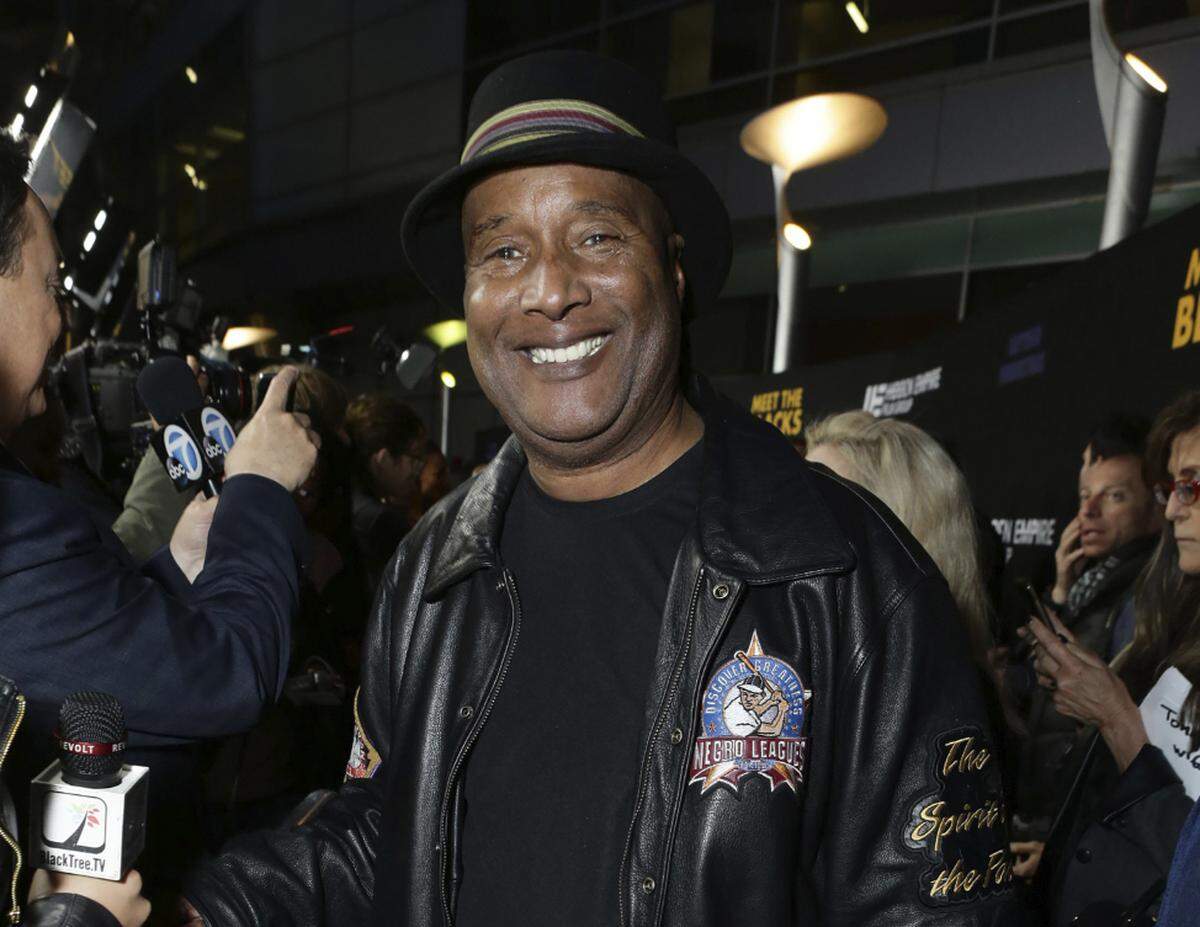 This March 29, 2016 image released by Meet The Blacks, LLC shows Paul Mooney posing at the premiere of “Meet the Blacks” in Los Angeles. Mooney, a boundary-pushing comedian who was Richard Pryor’s longtime writing partner and whose sage, incisive musings on racism and American life made him a revered figure in stand-up, died of a heart attack at his Oakland, Calif. home on Wednesday. He was 79.(Eric Charbonneau/Meet The Blacks via AP)