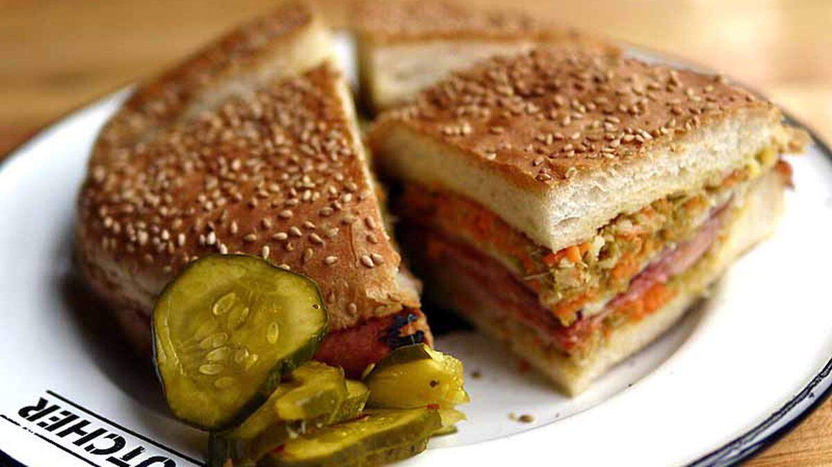 Among the food kits you can get from New Orleans is one based around the city’s signature muffuletta sandwich.