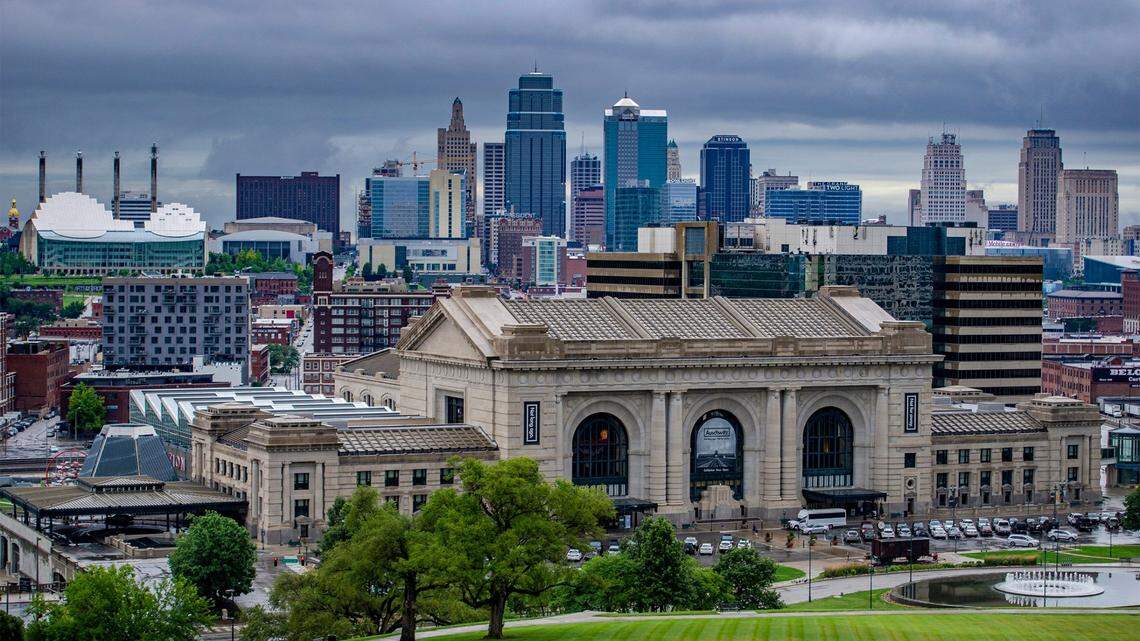 The Kansas City skyline on Saturday, July 10, 2021.