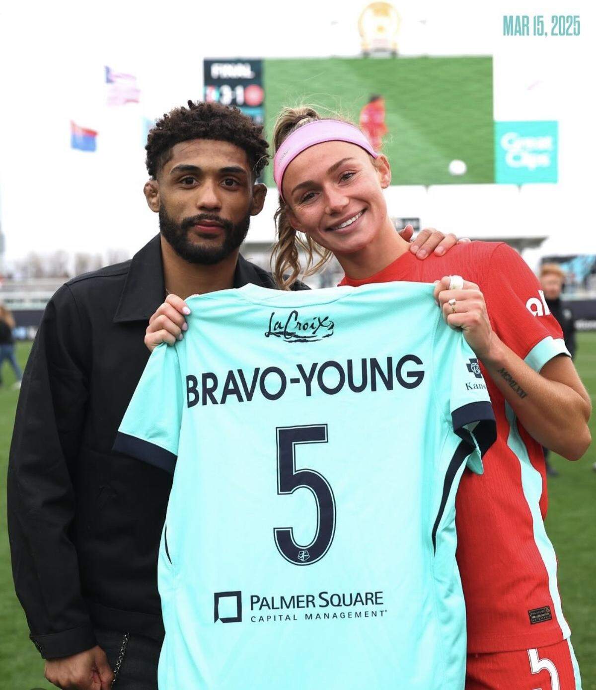 Ellie’s new uniform with her married name.