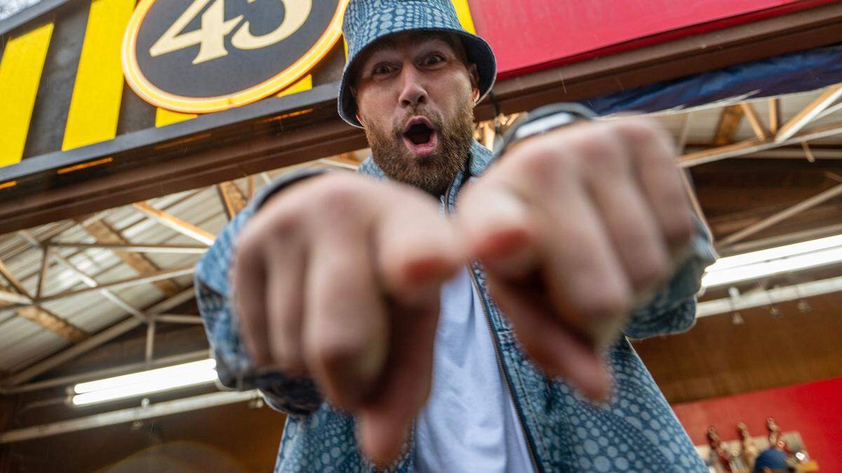Travis Kelce, seen here last year at Kelce Jam, hosts another festival on Saturday.