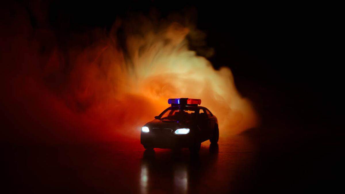 Stock photo of police car. A trailer carrying 21 tons of frozen chicken caught fire overnight Tuesday on Interstate 30 near Grand Prairie, officials say. Parts of I-30 were still closed Wednesday morning