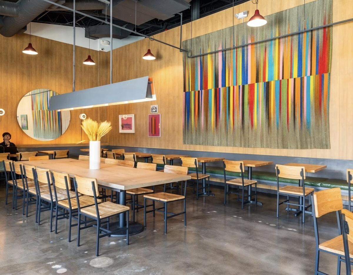 Nour’s was designed by John O’Brien and his team at Hammer Out Design.