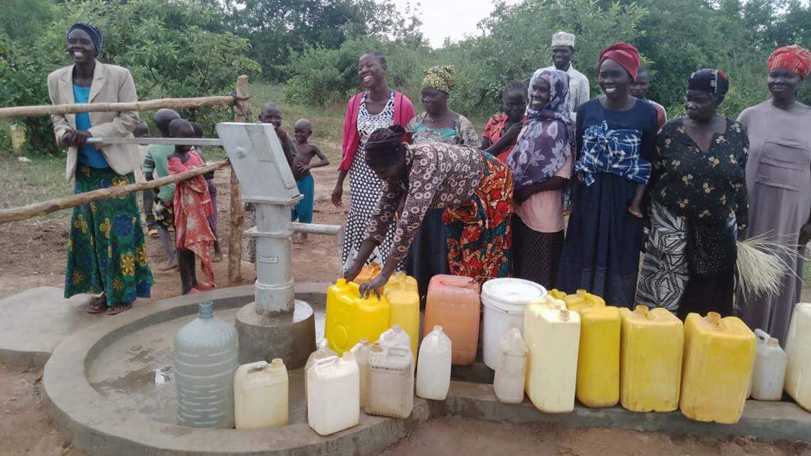 A well near Bukavu in the Democratic Republic of Congo
