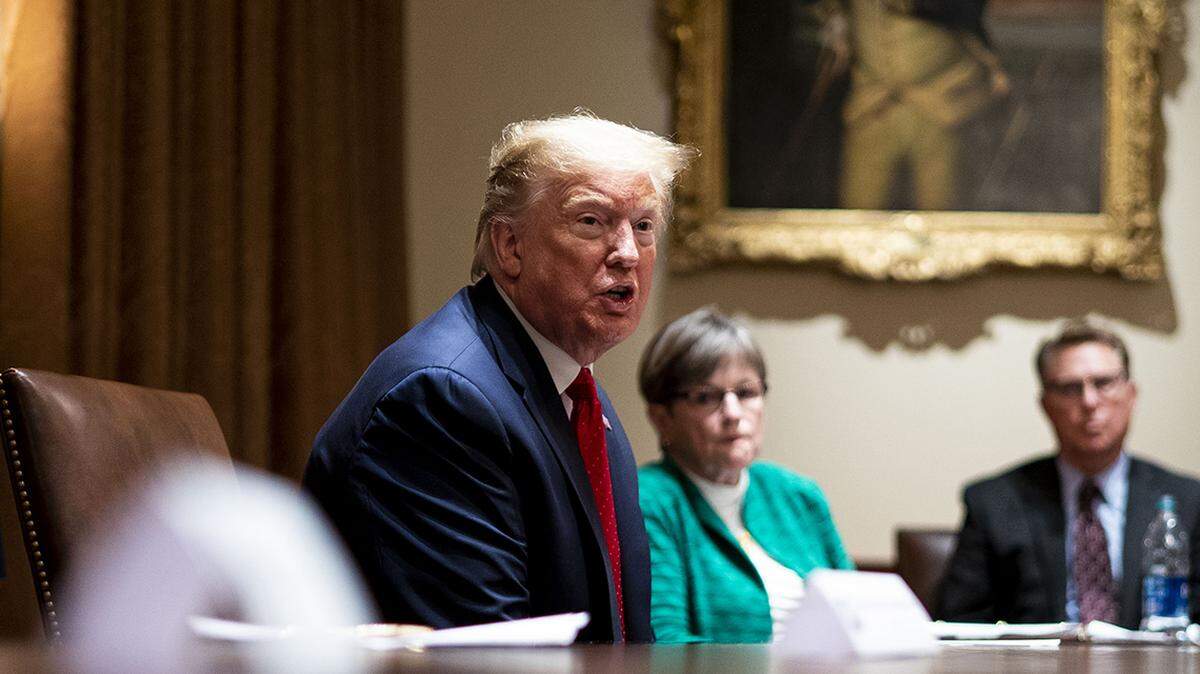 Donald Trump praised Kansas’ Democratic governor for her response to the COVID-19 pandemic during his first term.