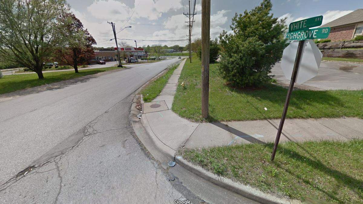 Grandview police were investigating a homicide Monday afternoon after a man was found fatally shot at the intersection of High Grove Road and White Avenue. This Google Maps Street View photo of the area is from April 2012.
