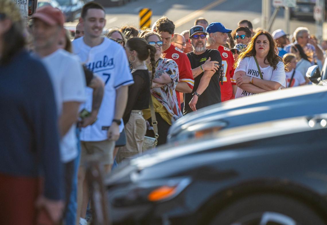 Fans and car enthusiasts flocked to Kelce Car Jam to see classic cars and to get a glimpse of Travis Kelce in Kansas City on Saturday, October 5, 2024.