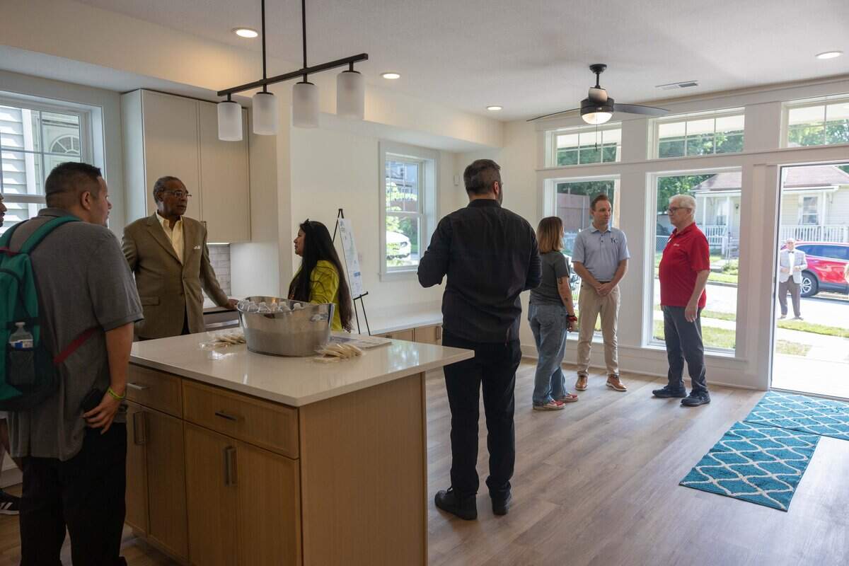 An inside look at reStart's first upStart Duplexes on Drury Avenue on Wednesday, July 8, 2026. This is the nonprofit's first out of many new and affordable housing development designed to provide permanent housing for individuals and families overcoming homelessness.