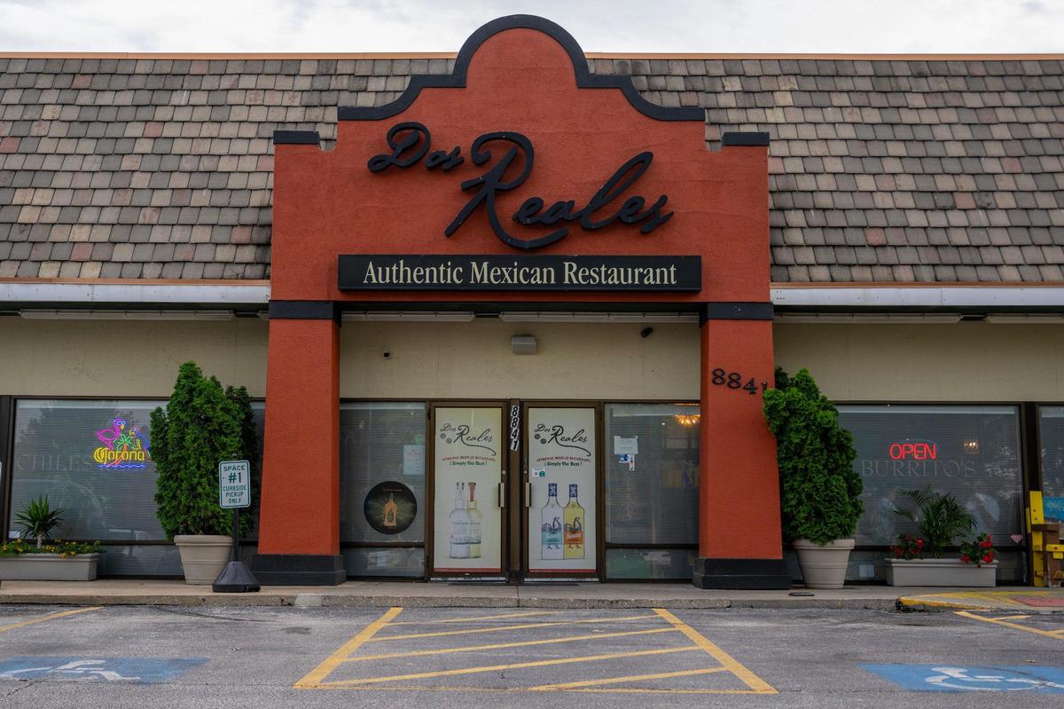 There are two Dos Reales Mexican restaurants in Johnson County, the Overland Park location at 8841 W. 75th St., seen here, and 6453 Quivira Road in Shawnee.