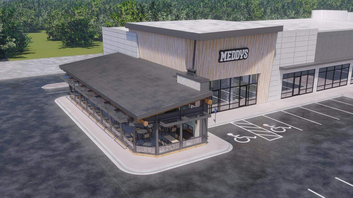 A rendering of the new Meddys scheduled to open in Prairie Village later this year.