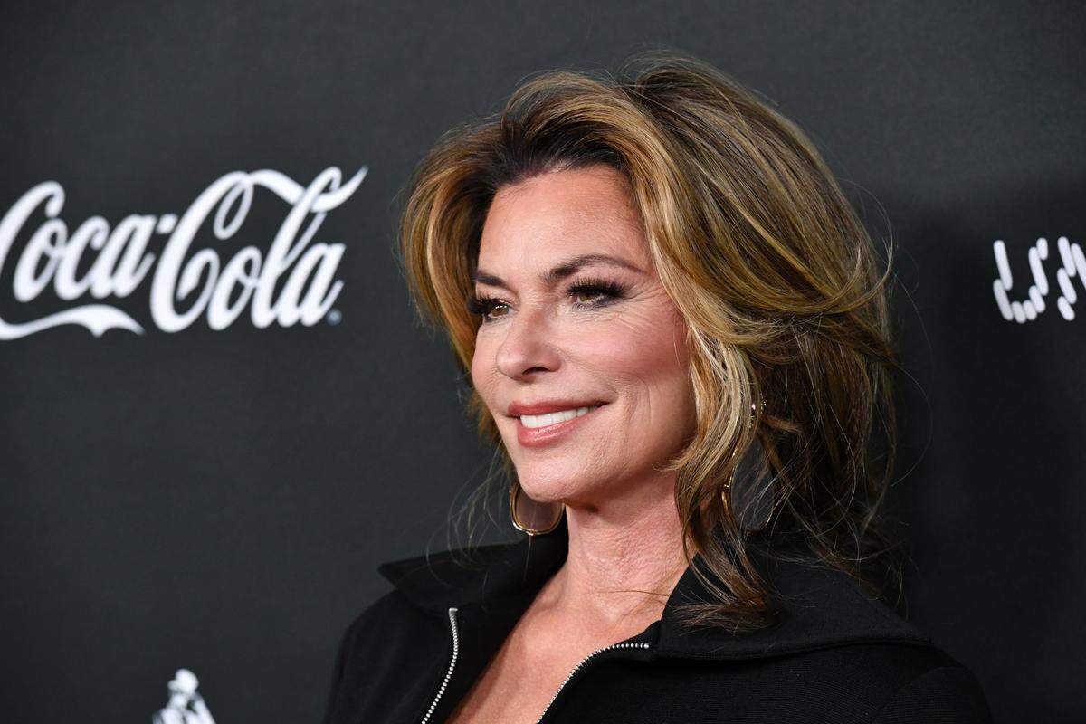 Country music superstar Shania Twain, pictured at a Grammy Awards after-party in February 2026 in Los Angeles, hosts the 61st Academy of Country Music Awards on Sunday, May 17, 2026 in Las Vegas.