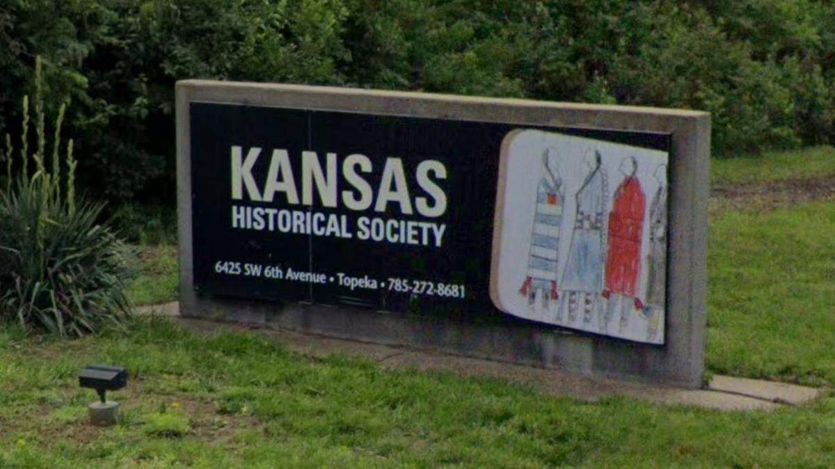 The Kansas Historical Society was awarded a $100,000 grant to advance its efforts in returning Native American remains in the museum’s possession to tribes. This Google Maps view of the entrance to the museum in Topeka was taken in May 2019.