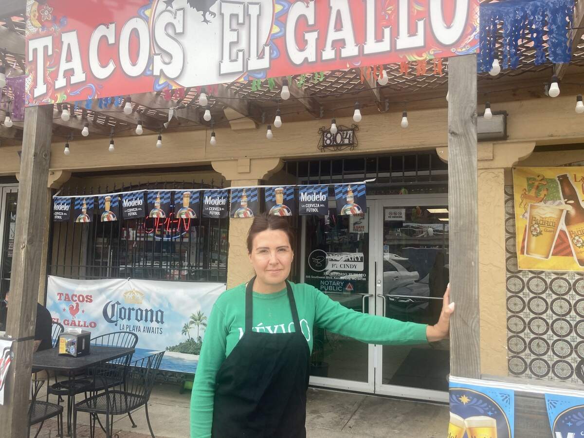 "It’s awful,” Cindy Romo said of World Cup business so far at her restaurant, Tacos El Gallo, 806 Southwest Blvd.