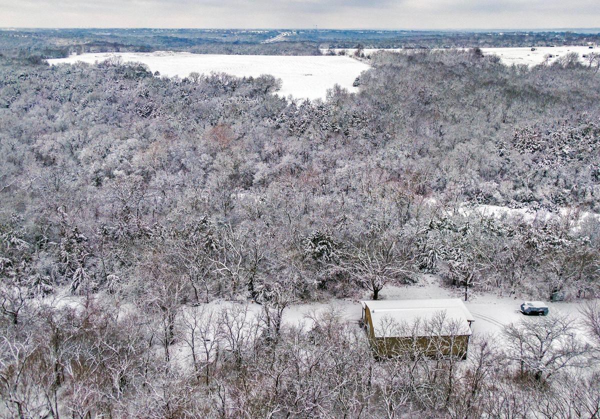 A winter storm dumped several inches of snow in the metro area including in western Lenexa which was quite scenic on Tuesday, Jan. 9, 2024.