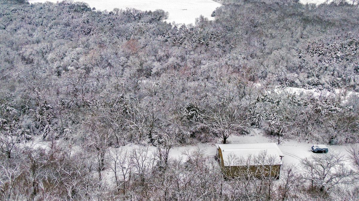 A winter storm dumped several inches of snow in the metro area, including in western Lenexa on Tuesday, Jan. 9, 2024. Another winter storm blew into the metro Friday morning.