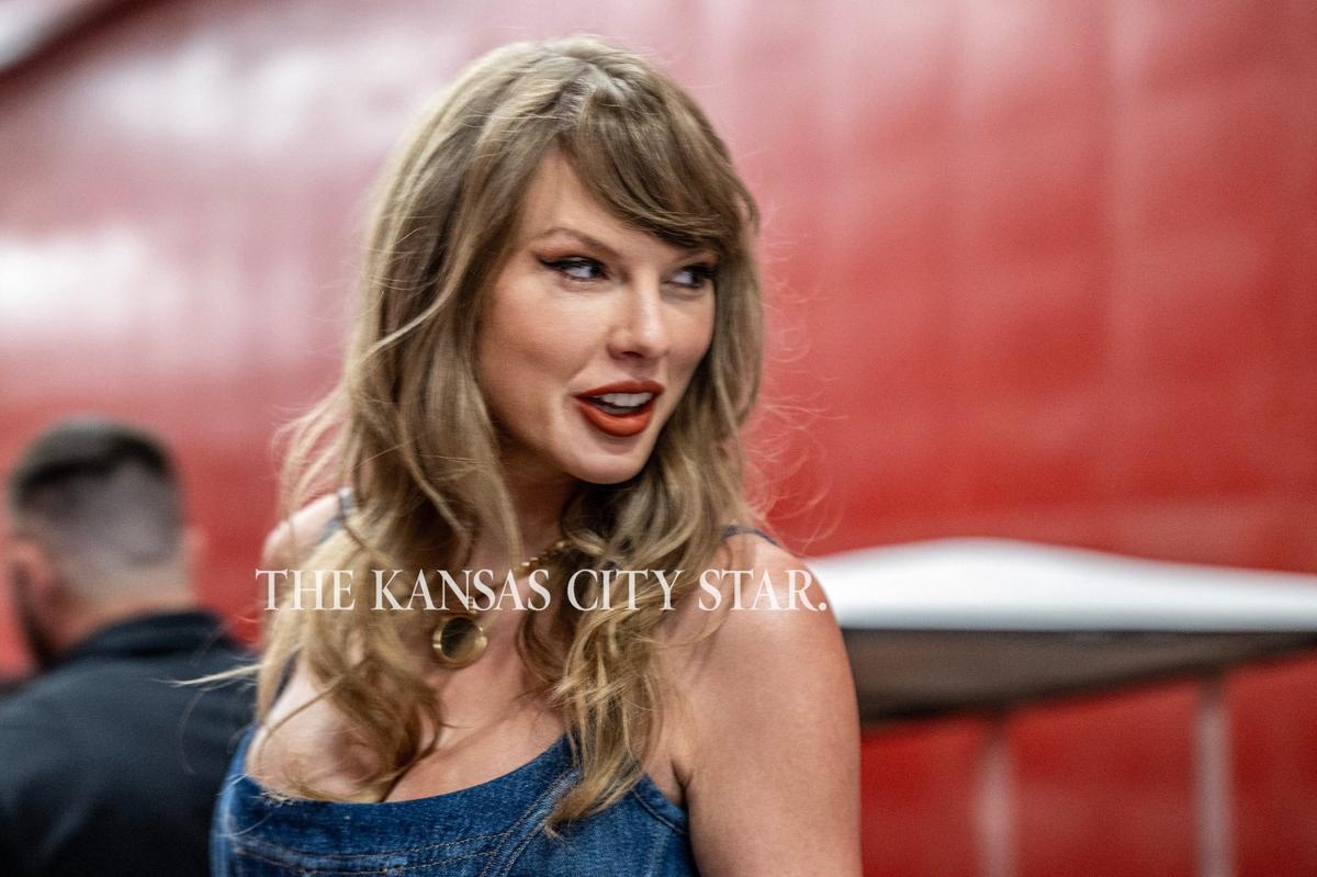 Pop star Taylor Swift attends an NFL game between the Kansas City Chiefs and the Baltimore Ravens at GEHA Field at Arrowhead Stadium on Thursday, Sept. 5, 2024.
