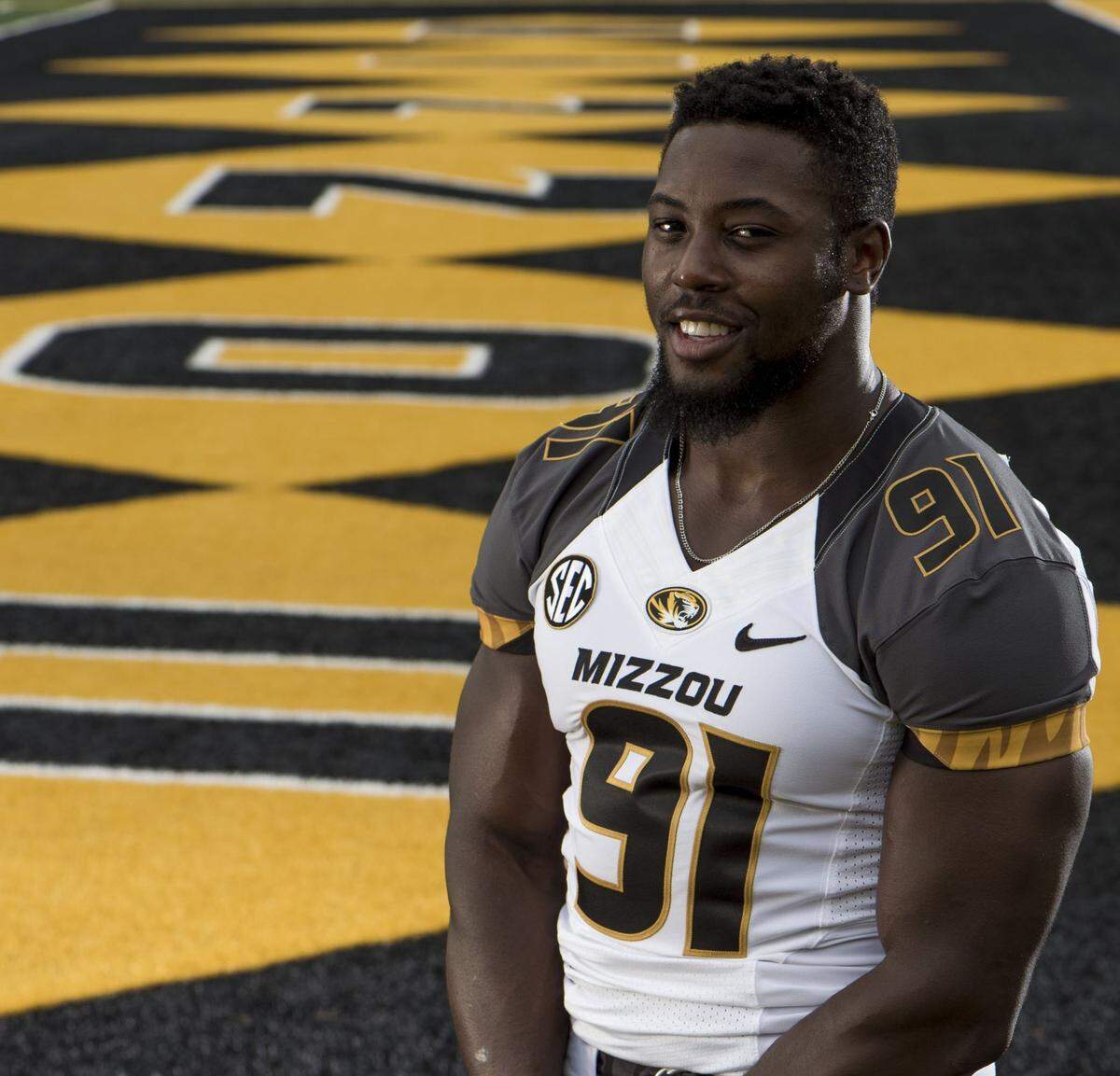 Charles Harris back in 2015 when he was a student at the University of Missouri.