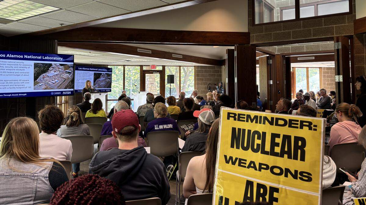 The National Nuclear Security Administration held a public hearing from 5 to 8 p.m. on May 7, 2026, where Kansas City residents publicly shared their thoughts about a nuclear weapon production plan with national officials.