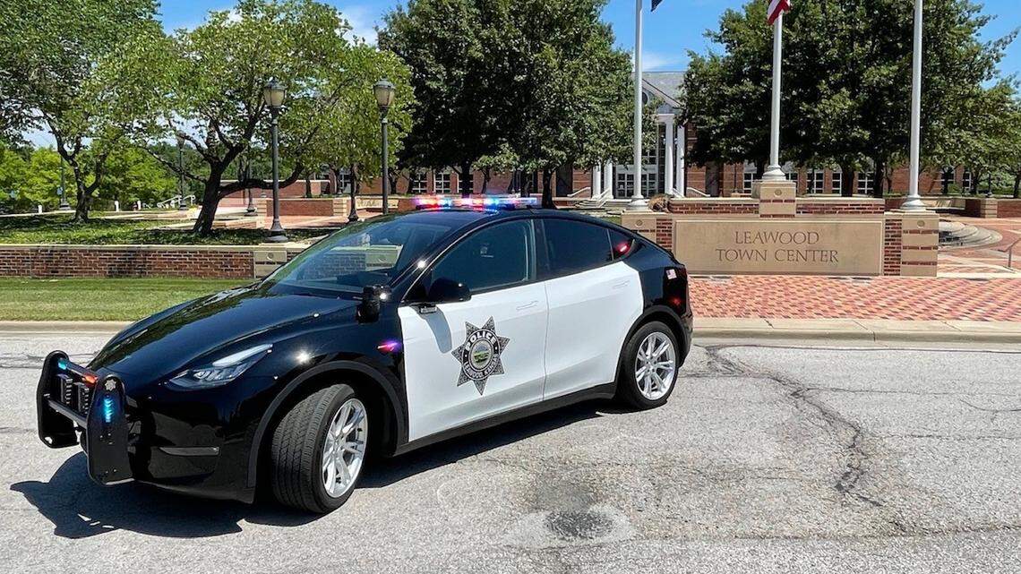 Leawood planned to acquire an electric patrol car when the city could buy gasoline for $1.75 a gallon. Fuel prices have soared since then.