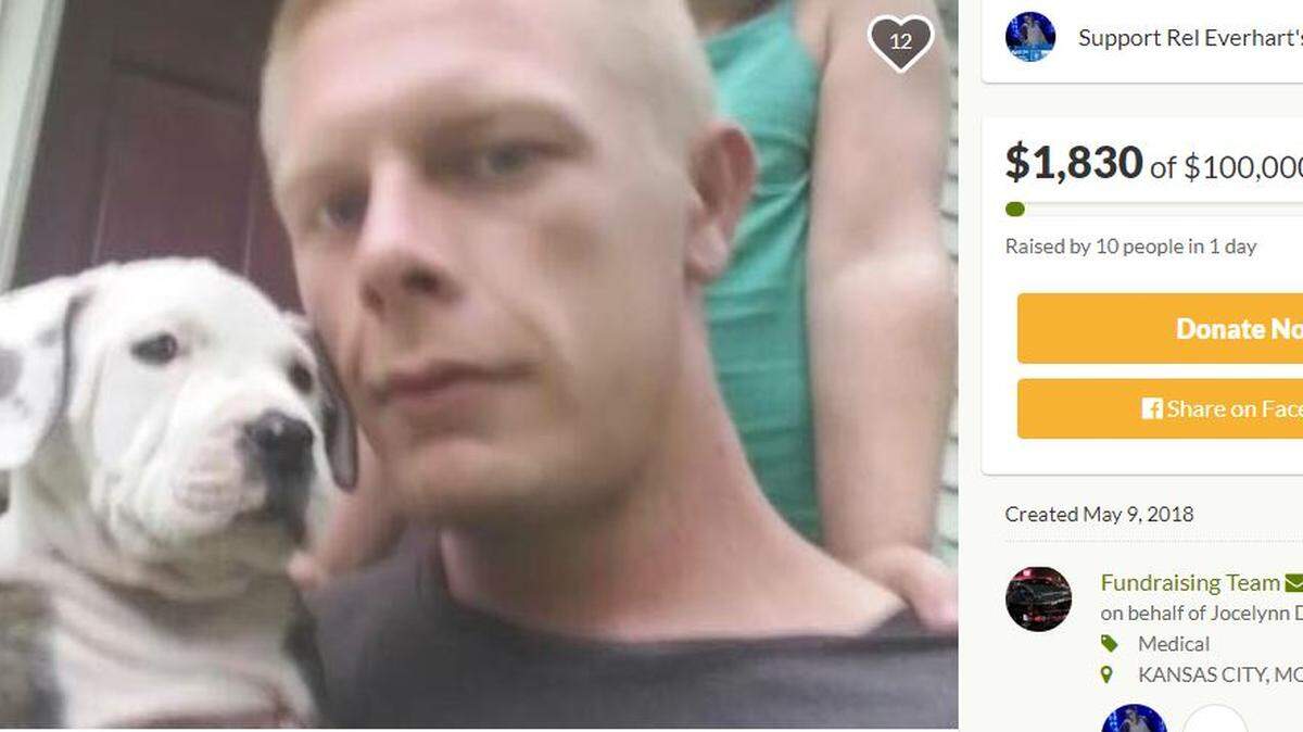 Chris Reed was seriously injured in a May 2018 crash with a Jackson County Sheriff’s deputy in Raytown. A GoFundMe account was set up to help with his expenses.