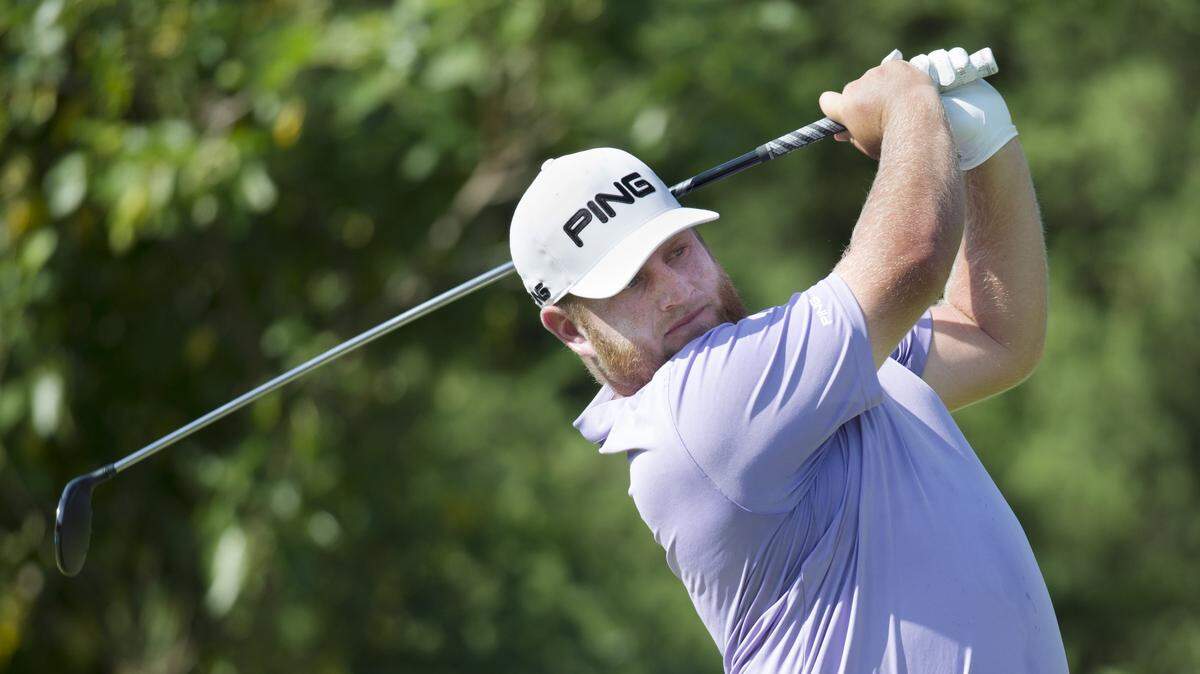 Kyle Jones was also at the Web.com Tour’s stop at Nicklaus Golf Club at LionsGate in Overland Park. He missed the cut that year. This year, he is the leader heading into Sunday’s final round.