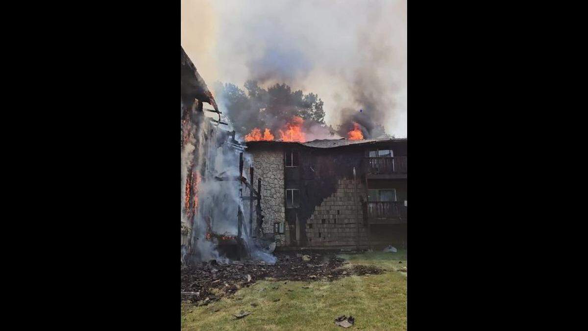 Firefighters battled a two-alarm blaze shortly before 11 a.m. at the Gatehouse Apartments & Townhomes, near 116th Street and Winchester Avenue, in the Crossgates neighborhood, said Battalion Chief Michael Hopkins with the Kansas City Fire Department. No injuries were reported.