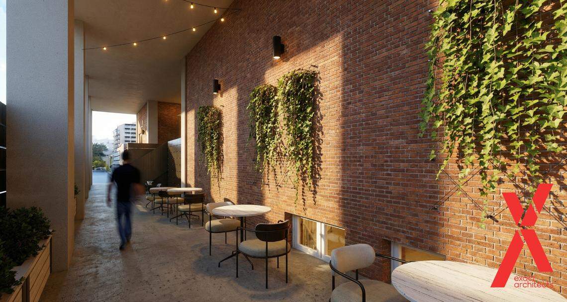 A rendering of proposed plans for the future ABC building rehab on Main Street in Kansas City.